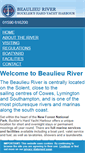 Mobile Screenshot of beaulieuriver.co.uk